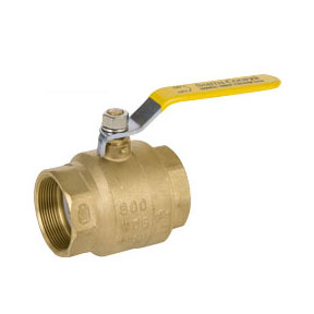 1" Watts Lead-Free Brass Ball Valve - Threaded