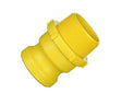 3/4" Nylon Camlock Coupling - Male Adapter x MNPT (075F-N)