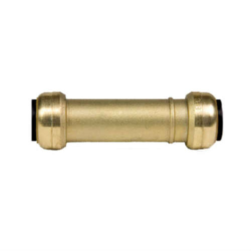 10155516 3/4" Brass Push Fit Slip Coupling