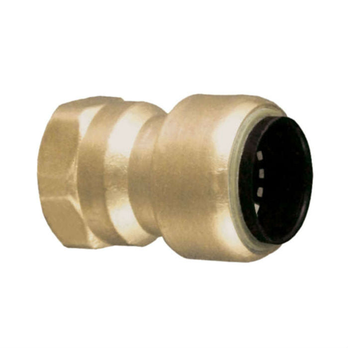 1017735 1/2 x 3/4" Brass Push Fit Reducer Female Adapter