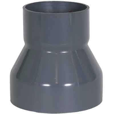 12" x 8" PVC Duct Rolled Reducer Coupling 1034-RCR-1208