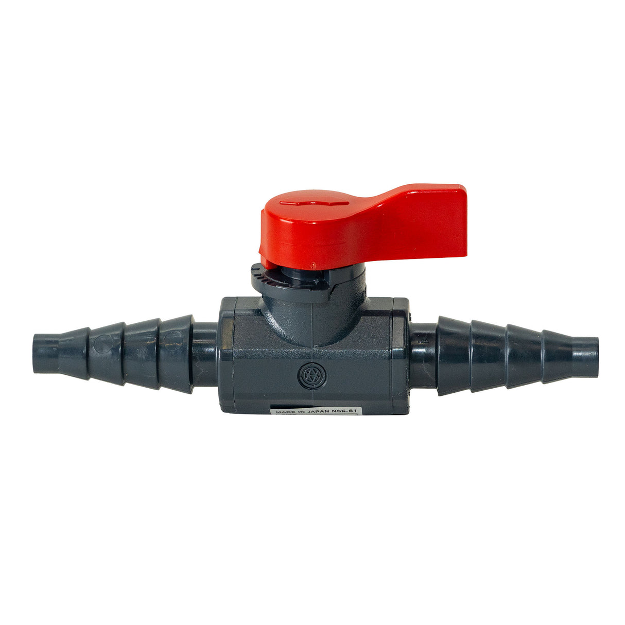 Asahi/America 1079002 1/4 in PVC Labcock Ball Valves Hose x Hose EPDM Seal