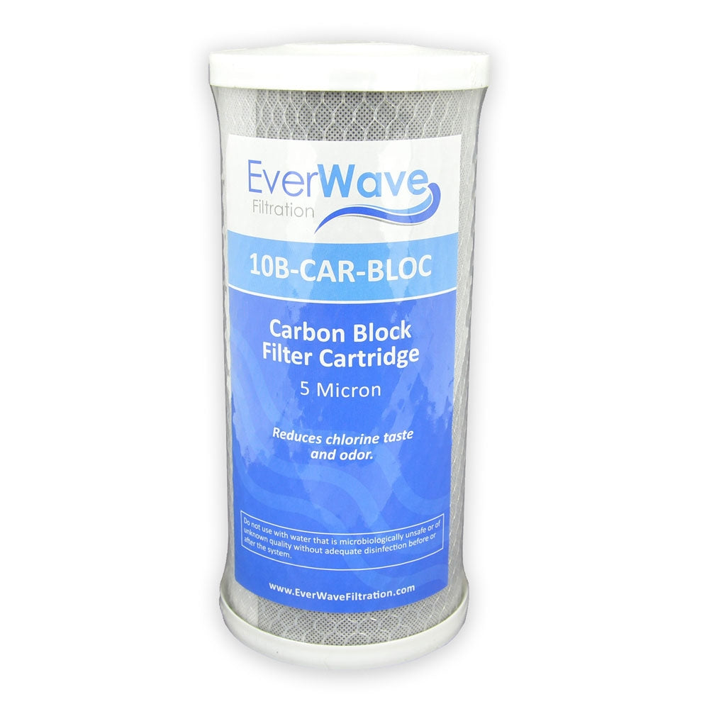 10" EverWave Block Carbon Filter Cartridge - 5 Micron
