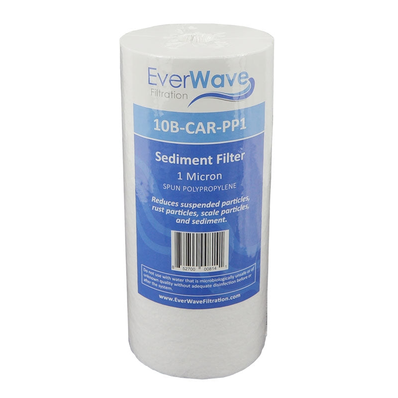 10" EverWave PP Spun Fiber Cartridge - 1 Micron