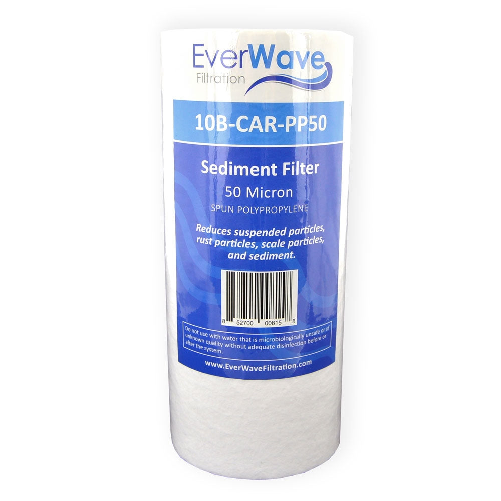 10" EverWave PP Spun Fiber Cartridge - 50 Micron (EVW-10B-CAR-PP50)