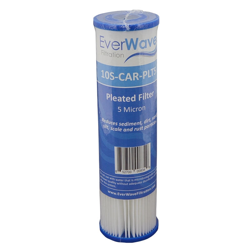 10" EverWave Pleated Slim Filter Cartridge - 5 Micron