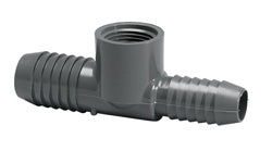 1-1/4" x 1" x 1/2" PVC Combination Insert Tee