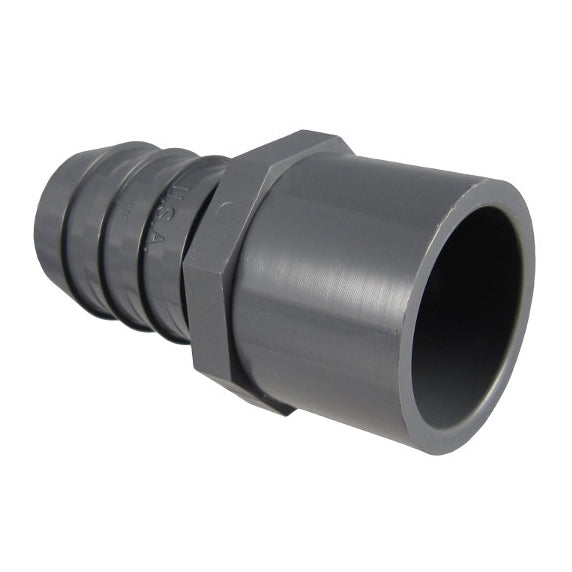1" x 1"spg (3/4" slip) PVC Fitting Adapter 1432-010