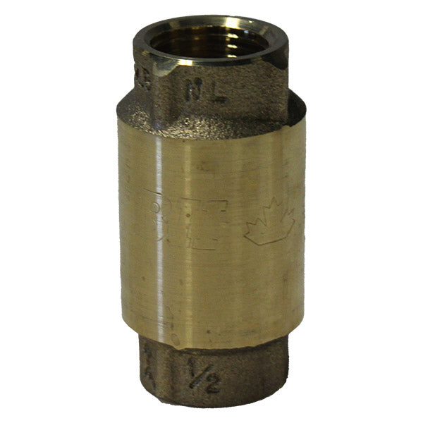 CLEARANCE - 1/2" Brass Check Valve Boshart