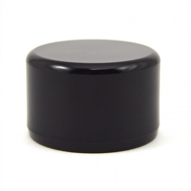 2" PVC End Cap Furniture Grade - Black