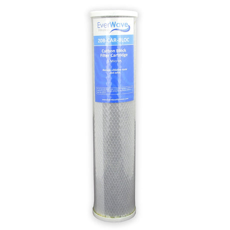 20" EverWave Block Carbon Filter Cartridge - 5 Micron
