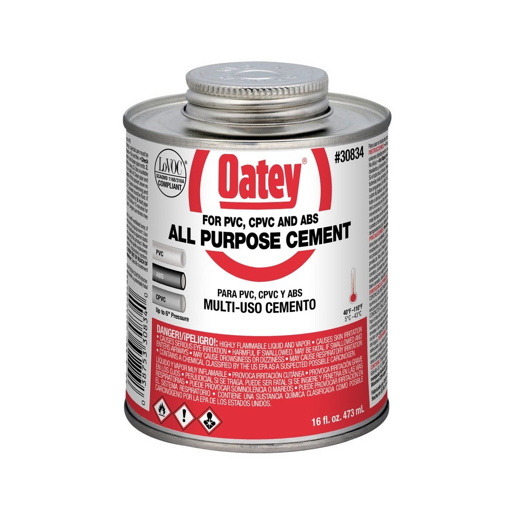 Oatey Low VOC All Purpost Cement - 16 oz. (30834)