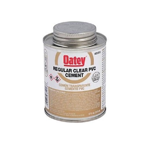 Oatey Regular Clear PVC Cement - 4 oz. (31012)