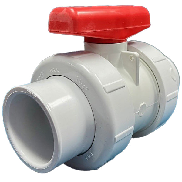 Spears 1-1/2" PVC 2000 Standard True Union Ball Valve