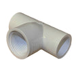 1/2" x 3/4" Sch 40 PVC Reducing Tee - Soc x Fipt 402-074