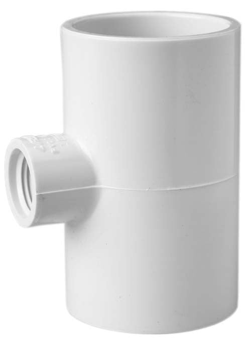 12" x 12" x 3" Sch 40 PVC Reducing Tee