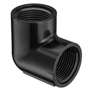 3/4" Black Sch 40 PVC 90 Elbow - FIPT (408-007)