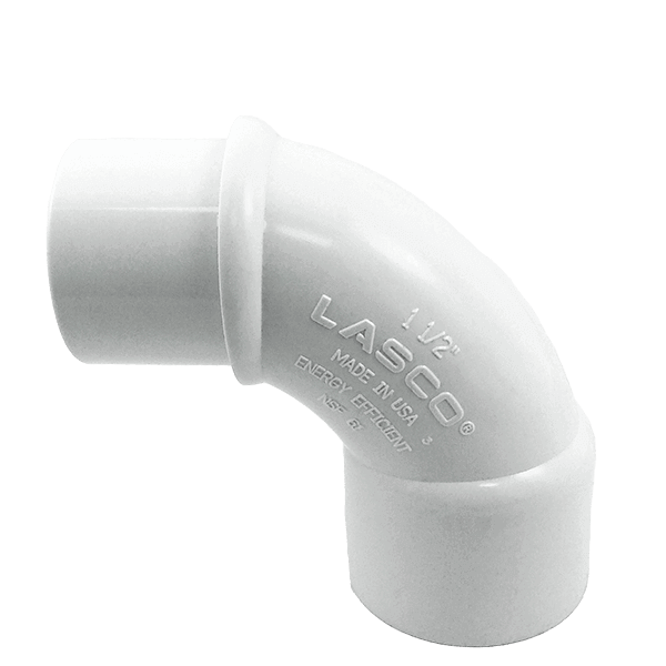 1-1/2" Pool Sweep Elbow - Slip x Spigot (409-015SW)
