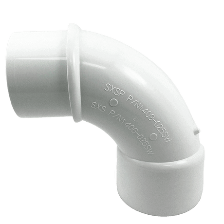 2-1/2" Pool Sweep Elbow - Slip x Spigot (409-025SW)