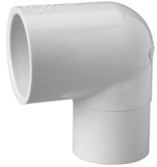 3/4" Sch 40 PVC 90 Street Elbow - Spig x Soc 409-007