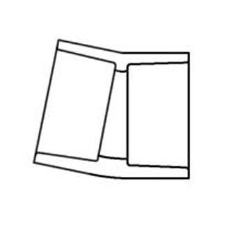 12" Sch 40 PVC 11-1/4 Elbow Soc 411-120F (Fabricated Fitting)