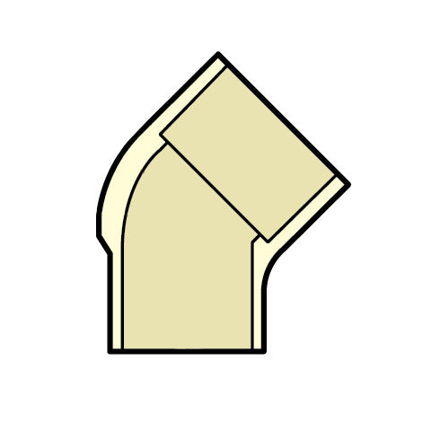 3/4" CTS CPVC 45 Degree Street Elbow 4127-007