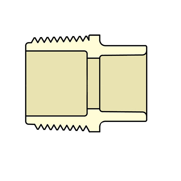 4136-101 3/4 x 1/2" CTS CPVC Male Reducing Adapter