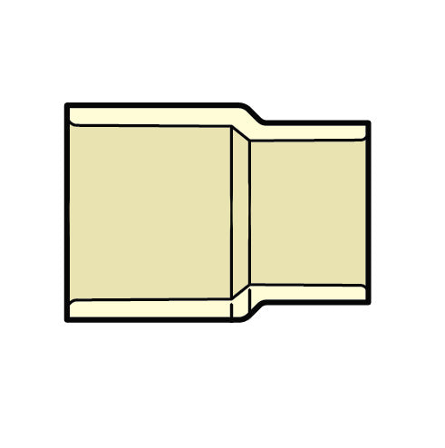 4141-007 3/4" IPS to CTS CPVC Transition Coupling