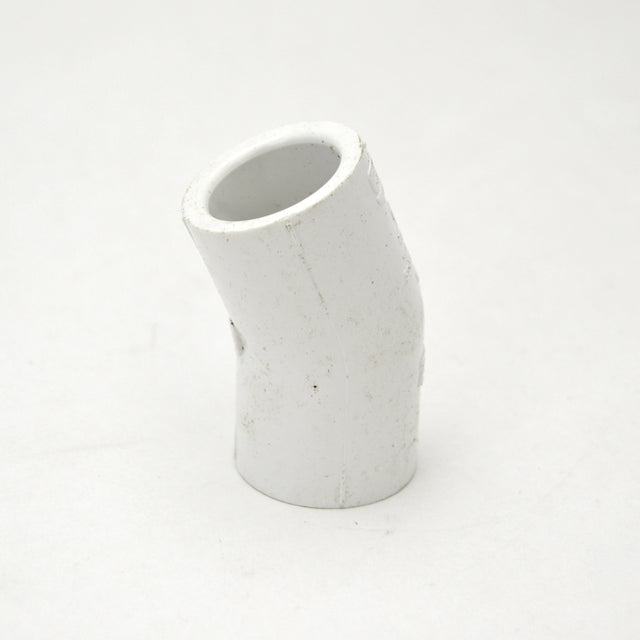 1/2" schedule 40 pvc 22-1/2 elbow fitting