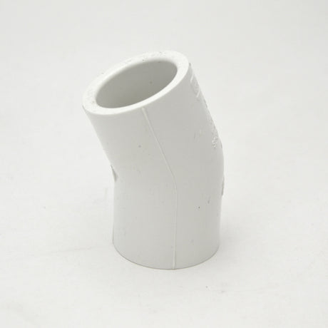 3/4" schedule 40 pvc 22-1/2 elbow fitting