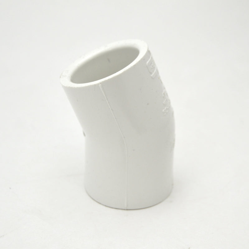 1" schedule 40 pvc 22-1/2 elbow fitting