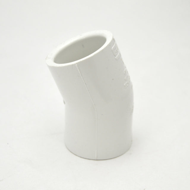 1" schedule 40 pvc 22-1/2 elbow fitting