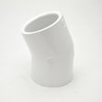 1-1/4" schedule 40 pvc 22-1/2 elbow fitting