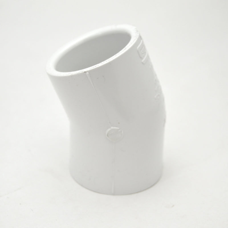 1-1/4" schedule 40 pvc 22-1/2 elbow fitting