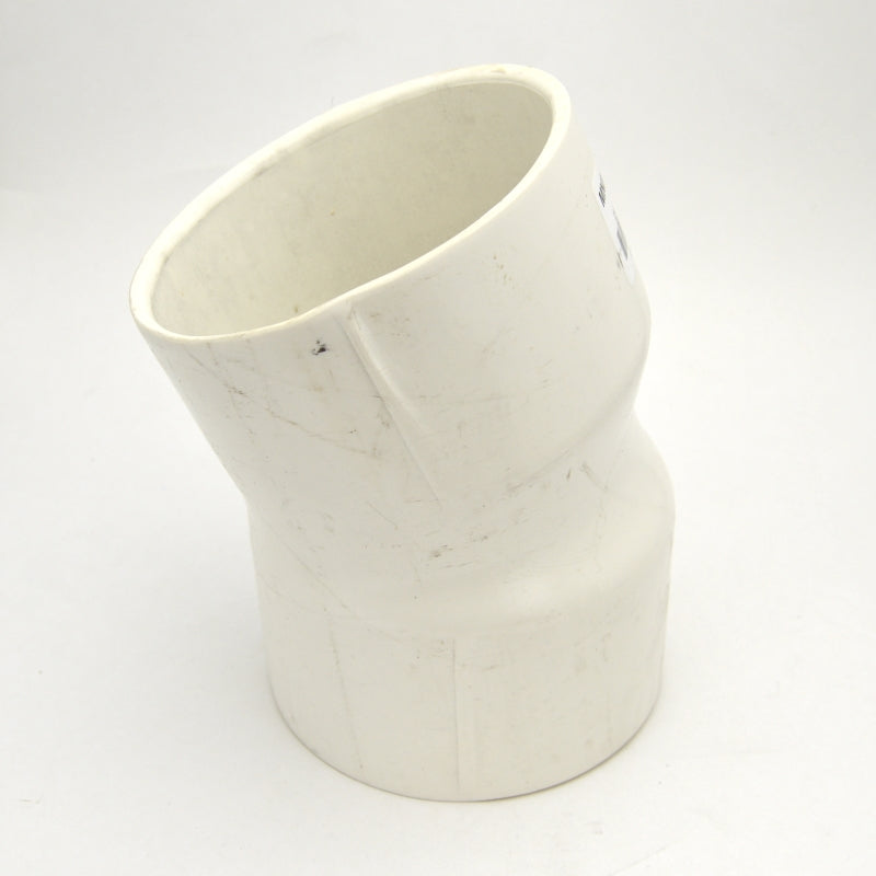 5" schedule 40 pvc elbow fitting 22-1/2