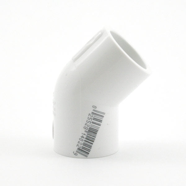1/2" Sch 40 PVC 45 Elbow Soc 417-005
