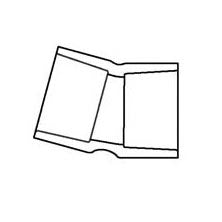 12" Sch 40 PVC 15 Elbow Soc 418-120F (Fabricated Fitting)