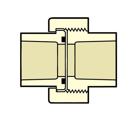 4197-007 3/4" CTS CPVC Union