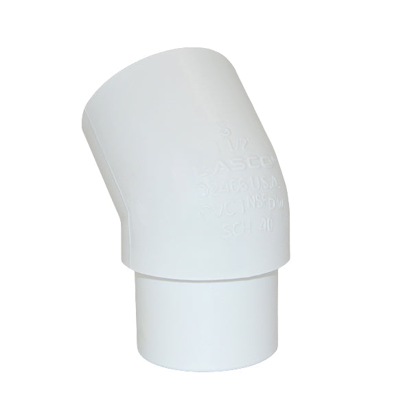 1-1/2" Schedule 40 45-Degree Street Elbow SP x Slip - Upright