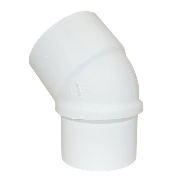 3" Schedule 40 45-Degree Street Elbow SP x Slip - Upright