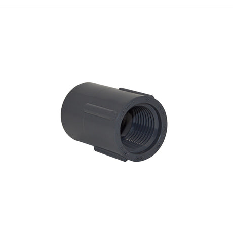 1/2" Schedule 40 Gray Coupling FPT x FPT
