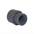 3/4" x 1/2" Schedule 40 Gray Reducer Coupling FPT x FPT - 1/2" End
