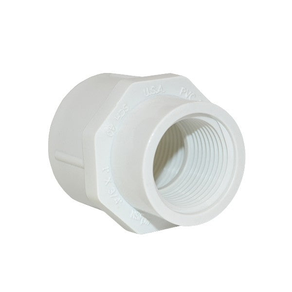 3/4" x 1/2" Sch 40 PVC Reducer Coupling Fipt 430-101