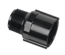 1/2" Black Sch 40 PVC Male Adapter - MIPT x Socket (436-005B)