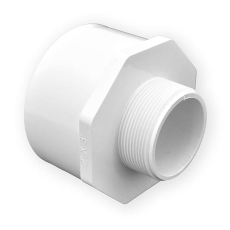 2" x 3" Sch 40 PVC Reducing Male Adapter - Mipt x Soc 436-253