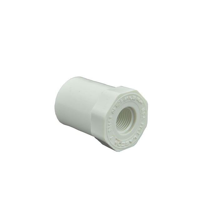 Sch 40 PVC Reducer Bushing Flush Style - Spig x Fipt