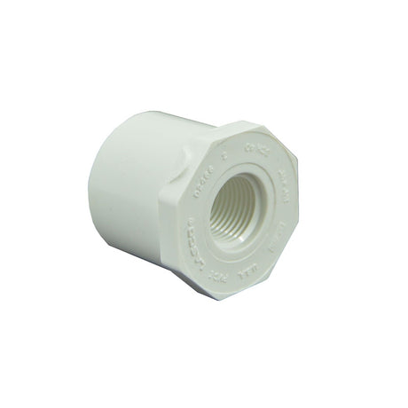 1-1/4" x 1/2" Schedule 40 PVC Reducer Bushing