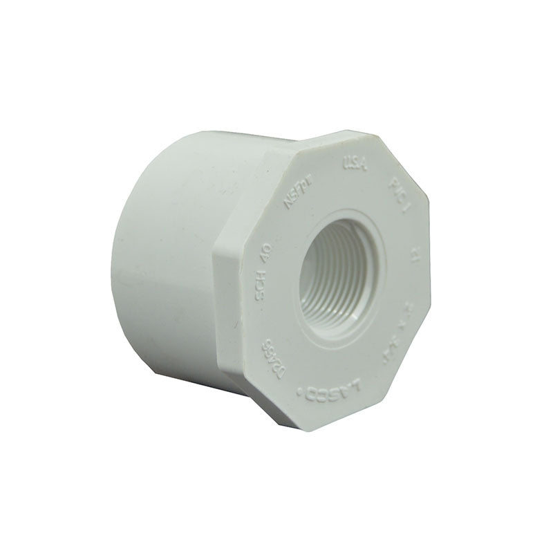 2" x 3/4" Schedule 40 PVC Reducer Bushing