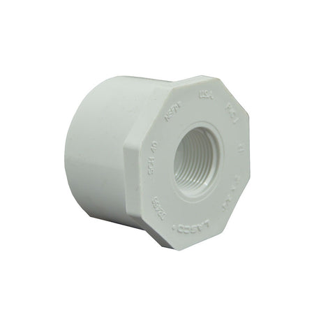 2" x 3/4" Schedule 40 PVC Reducer Bushing