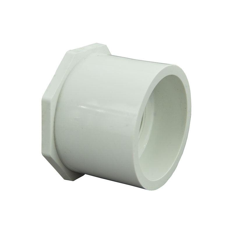 2-1/2" x 1-1/4" Sch 40 PVC Reducer Bushing Flush Style